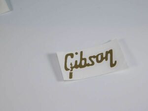 Gibson オールド ロゴ ゴールド フライングV/ファイアバード サイズ 補修・リペア用 #NSTICKER-GIBVOO-GOLD