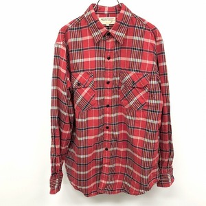 Levi's RED TAB リーバイス レッドタブ M メンズ ネルシャツ ソフトネル チェック 長袖 綿100% レッド×ネイビー×イエロー×ホワイト 赤