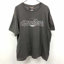 Ozzfest Japan 2013 オズフェスジャパン L メンズ Tシャツ 音楽 ロックフェス ロゴプリント 丸首 クルーネック 半袖 綿100% ヘザーグレー_画像1