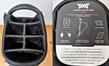 新品 PXG キャディバッグ｜ブラック＆ホワイト ★現品のみ★ HYBRID STAND BAG Black/White_画像7