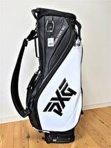 新品 PXG キャディバッグ｜ブラック＆ホワイト ★現品のみ★ HYBRID STAND BAG Black/White_画像6