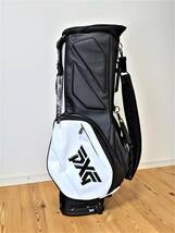 新品 PXG キャディバッグ｜ブラック＆ホワイト ★現品のみ★ HYBRID STAND BAG Black/White_画像4