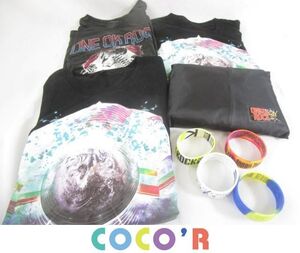 【同梱可】中古品 ONE OK ROCK Tシャツ タオル レインコート リストバンド等グッズセット