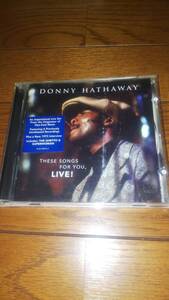 輸入盤CD DONNY HATHAWAY These Songs For You,Live! ダニー・ハサウェイ