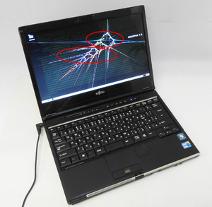 ☆ 即決 Fujitsu i5-450M 2.4GHz/4G/160G/マルチ LIFEBOOK SH760/5A