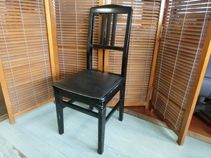 と4ZS KAWAI ピアノ トムソン椅子 背もたれ 木製 チェア 高さ調整自在 当時物 アンティーク カワイ