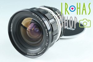 Nikon Nikkor-UD Auto 20mm F/3.5 Ai Convert Lens #40053A5
