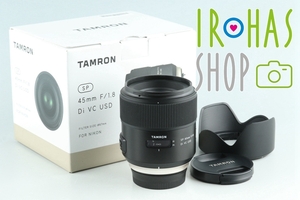 Tamron SP 45mm F/1.8 Di VC USD Lens for Nikon With Box #28304L9