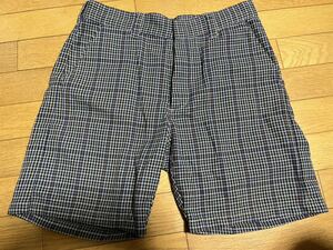 SUPREME 18SS WORK SHORT GREY PLAID 30