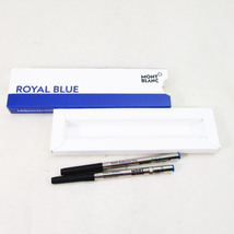 替え芯 ボールペン替芯 リフィル Mサイズ 2本入り ロイヤルブルー モンブラン 128214/2366ｘ２箱セット/卸/送料無料メール便_画像1