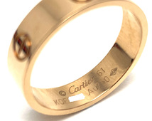 CARTIER カルティエ 750 18金ピンクゴールド ラブリング 指輪 アクセサリー 61号_画像2