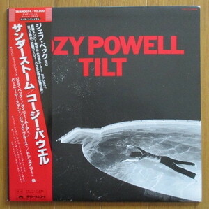 ◆COZY POWELL/コージー・パウエル◆日本盤帯付LP/TILT〜サンダーストーム//JEFF BECK/GARY MOORE/JACK BRUCE