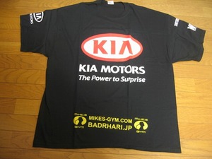バダハリ KIA Tシャツ 新品 非売品 オランダ直輸入品 マイクスジム K-1 オフィシャルTシャツ XXL 未使用品 K1グランプリ