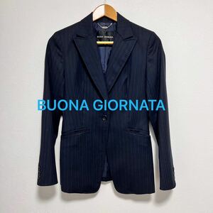 スーツ ジャケット　BUONA GIORNATA ボナジョルナータ ネイビー テーラードジャケット