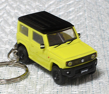 ★☆SUZUKI Jimny☆スズキ ジムニー☆JB64☆キネティックイエロー/ブラック☆ミニカー☆キーホルダー・アクセサリー☆★_画像1