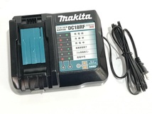 ■未使用展示品 マキタ makita 急速充電器 DC18RF 14.4v-18v用 USB端子 充電完了メロディー 電動工具 J0520-6_画像1