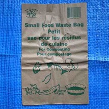 Small Food Waste Bag For Composting BAG TO EARTH ごみ袋 19x24x10(cm)_画像1