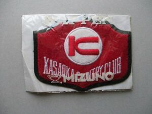 笠岡カントリー倶楽部KASAOKA COUNTRY CLUB ワッペン/刺繍アップリケ岡山県GOLFビンテージGCパッチ昭和レトロ紋章ゴルフ V159