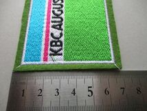 KBCオーガスタ ゴルフトーナメント刺繍ワッペン/80s KBC AUGUSTAプロゴルファーGOLF男子ビンテージ紋章KBC九州朝日放送プロゴルフ V158_画像10