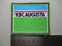 KBCオーガスタ ゴルフトーナメント刺繍ワッペン/80s KBC AUGUSTAプロゴルファーGOLF男子ビンテージ紋章KBC九州朝日放送プロゴルフ V158_画像8