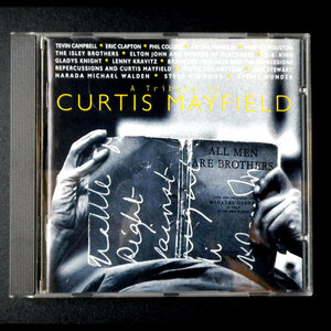 ドイツ (Made in Germany) 美品 カーティス・メイフィールド・トリビュート A Tribute To Curtis Mayfield Lenny Kravitz / Eric Clapton