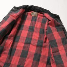 80's 90's JCペニー Plain Pockets ネルライナー ブラックデニム トラッカージャケット (L位) 黒 Gジャン 裏ネル 80年代 旧タグ オールド_画像7