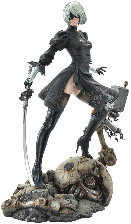 Nier ニーアオートマタ 2B DS 樹脂フィギュア ガレージキット おもちゃ ...
