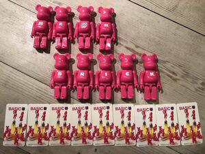 ベアブリック/BE@RBRICK シリーズ10 ベーシック　コンプリートセット(メディコムトイ・フィギュア・ピンク)