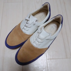 PIOLA FOOTWEAR　(ピオラフットウェア)　スニーカー Barranco(White/Cosmo Blue/Beige/41)