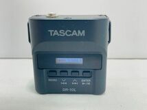 TASCAM タスカム ピンマイクレコーダー micro SDメモリーカード4G付き DR-10L 動作確認済 SS-220419005_画像2