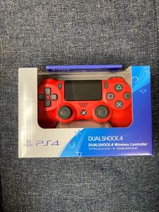 【新品未開封】PS4 ワイヤレスコントローラー(DUALSHOCK4) マグマ・レッド CUH-ZCT2J11【純正】