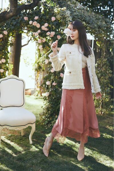 herlipto High-rise Shell Lace Skirt