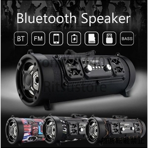 カラー複数 Bluetoothスピーカー ワイヤレススピーカー ポータブルスピーカー 音楽 オーディオ USB 車載 ステレオ 215