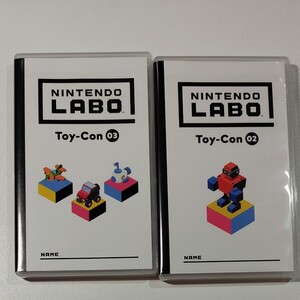 ニンテンドーラボ トイコン2 トイコン3 ロボット 車 ソフト2個まとめ売り Nintendo Labo Switch