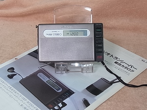 SONY 【SRF-M100】FM-STEREO/AM-STEREO ２band ラジオ ♪中古品 管理22050252