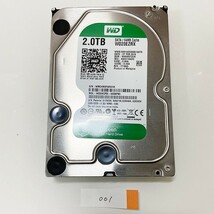 【正常表示】WD 2TB 2000GB HDD 3.5インチ ハードディスク 内臓 保証あり 001_画像1