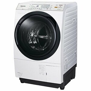 (中古品)パナソニック 10.0kg ドラム式洗濯乾燥機【左開き】クリスタルホワイトPana