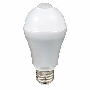 【新品】 ルミナス LED電球 自動点灯 人感センサー付き 昼白色 40W相当 494lm 口金E26 LVA40N-HS