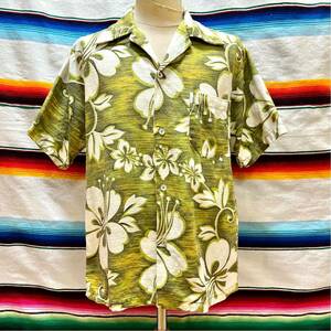 70’s Made In Hawaii コットン ハワイアンシャツ 検索:古着 Hawaii アロハ ハワイ ビンテージ 70年代