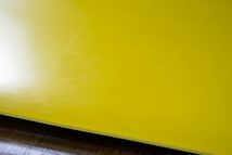 【訳あり 新品】カラーゴムシート 黄色 イエロー 厚さ5mm×幅1000mm×長さ4.9～5M　色区分による目印　滑り止め キズ防止などに最適_画像2