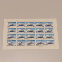 切手 1964年 昭和39年10月01日 東海道新幹線開通記念 10円 20枚1シート_画像1