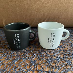 【LAKOLE】マグカップ ☆ ミニサイズ # 白黒 モノトーン◇ ラコレ ♪ エスプレッソ デザートカップ 。