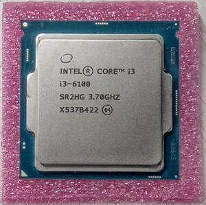 【CPU】Intel Core i3-6100 SR2HG LGA1151 3.70GHz /レターパックライト発送【03】