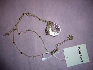  L'Est Rose * rare * crystal. fruit pendant ( tag attaching ) white 