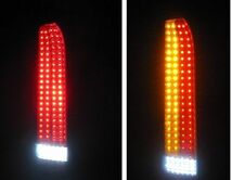 ハイエース 200系 テールライト 縦ライン 黒 LED％_画像2