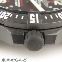 101591461 1円 ブライトリング BREITLING コルト スカイレーサー 腕時計 メンズ クォーツ 電池式 ブライトライト 黒文字盤 X74320E4/BF87_画像6