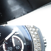 101580193 1円 ウブロ ビッグバン ブラックマジック ダイヤベゼル 時計 腕時計 メンズ 自動巻 チタン セラミック ラバー 301.CV.130.RX.114_画像8