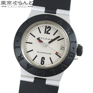 101605418 1円 ブルガリ BVLGARI アルミニウム 時計 腕時計 ボーイズ 男女兼用 ユニセックス クォーツ式 電池式 ラバー AL32A