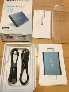 【書き込み量394GB】Samsung サムスン 外付けSSD T5 ポータブルSSD 500GB