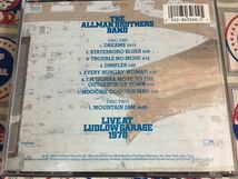 The Allman Brothers Band★中古2CD/US盤「オールマン・ブラザーズ・バンド～Live At Ludlow Garage 1970」_画像2